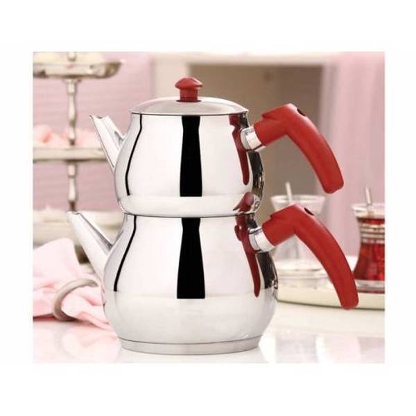 Turkish tea pot stainless steel 1200cc – Vip Housewares