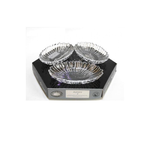 10545 PASABAHCE CRYSTAL LOOK NUT PLATE PK3